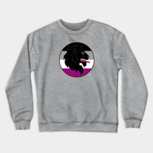 An Tir Pride - Asexual - Populace Badge Style 1 Crewneck Sweatshirt